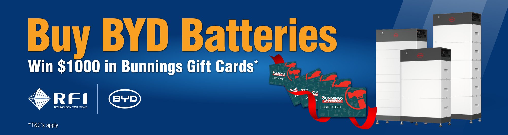 BYD Batteries Bunnings Promo