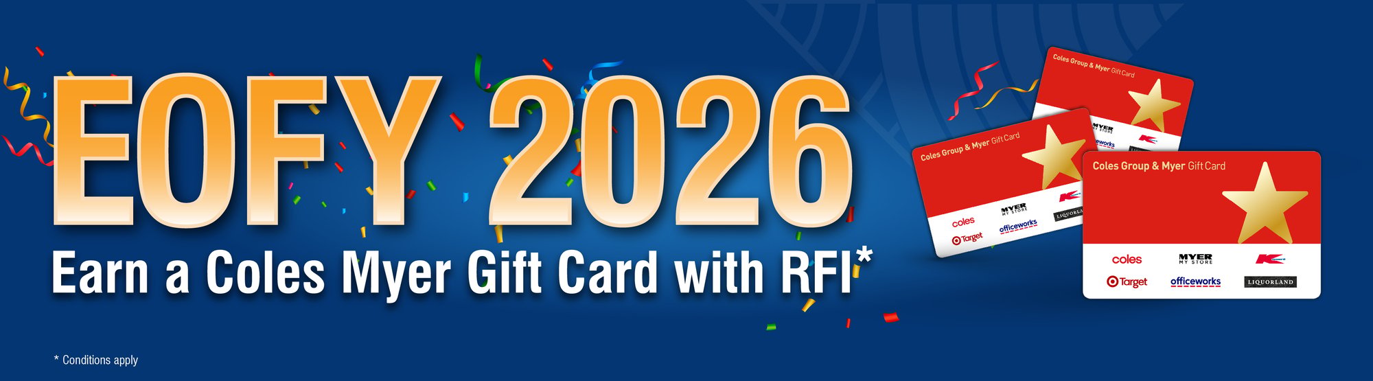 End of Financial Year offer from RFI!