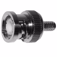 Pulse BNC Straight Male Connector. Crimp/Crimp Plug