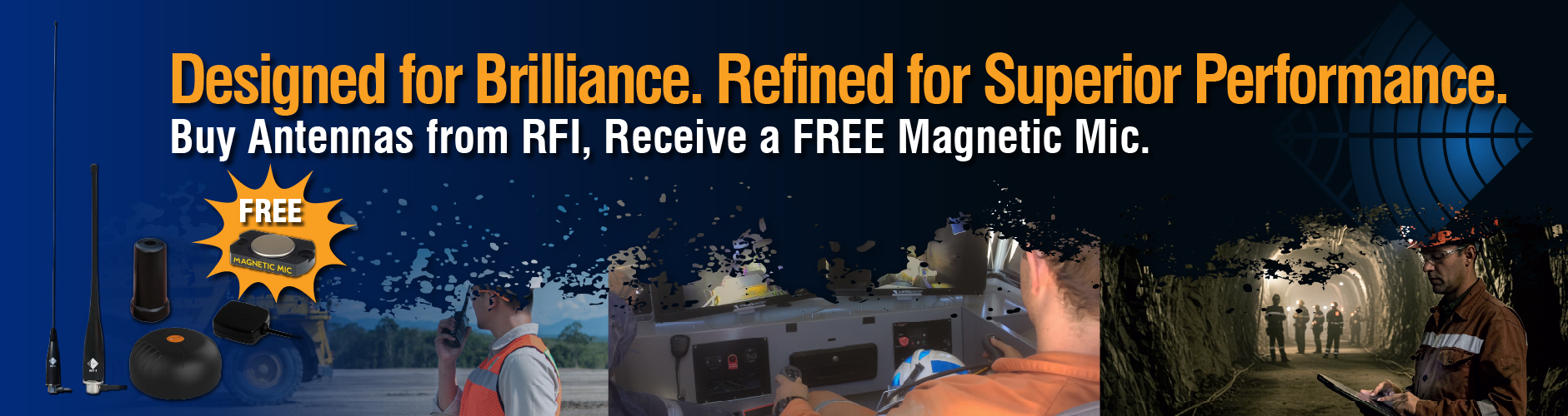 Buy Antennas, Get a Free Magnetic Mic promotion Buy Antennas, Get a Free Magnetic Mic promotion