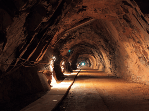 underground mine shaft